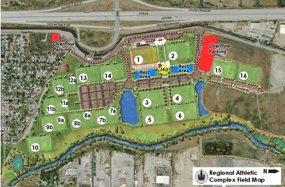 Regional Athletic Complex tournament fields